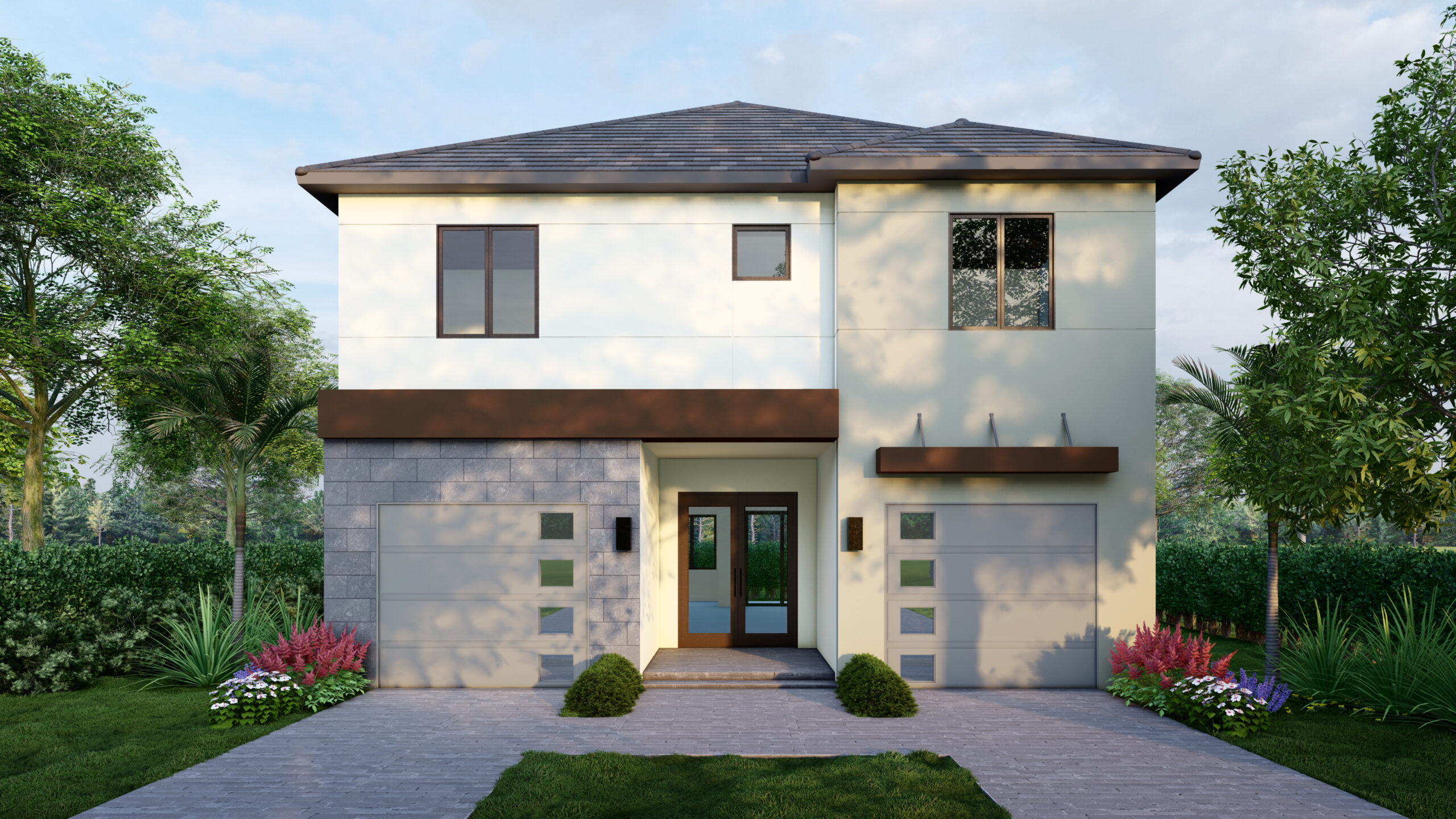 Model E - Elevation C